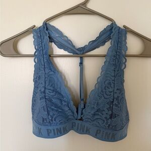 Women’s PINK Victoria Secret Blue Lace Bralette